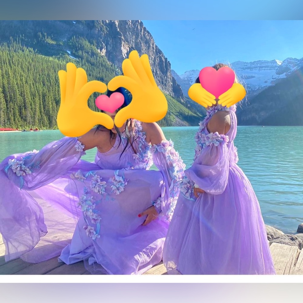 Fairy dress set for mom and daughter